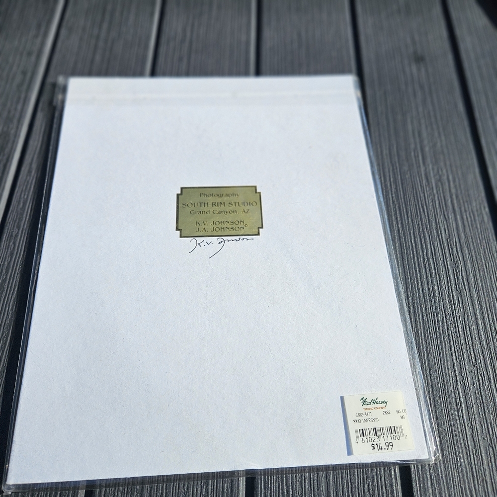 SOUTH RIM STUDIO Full Color GRAND CANYON PHOTO signed - Picture 4 of 5